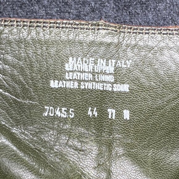 Skechers Motorcycle Boots Men's Size 11 Brown Leather Harness Buckle Square Toe - Picture 16 of 16